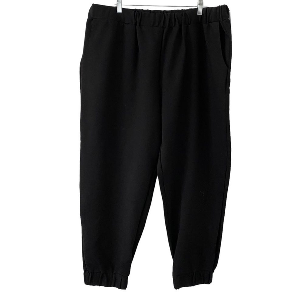 Velvet by Graham & Spencer Monterey Pull-On Elastic Black Joggers Size 2X New